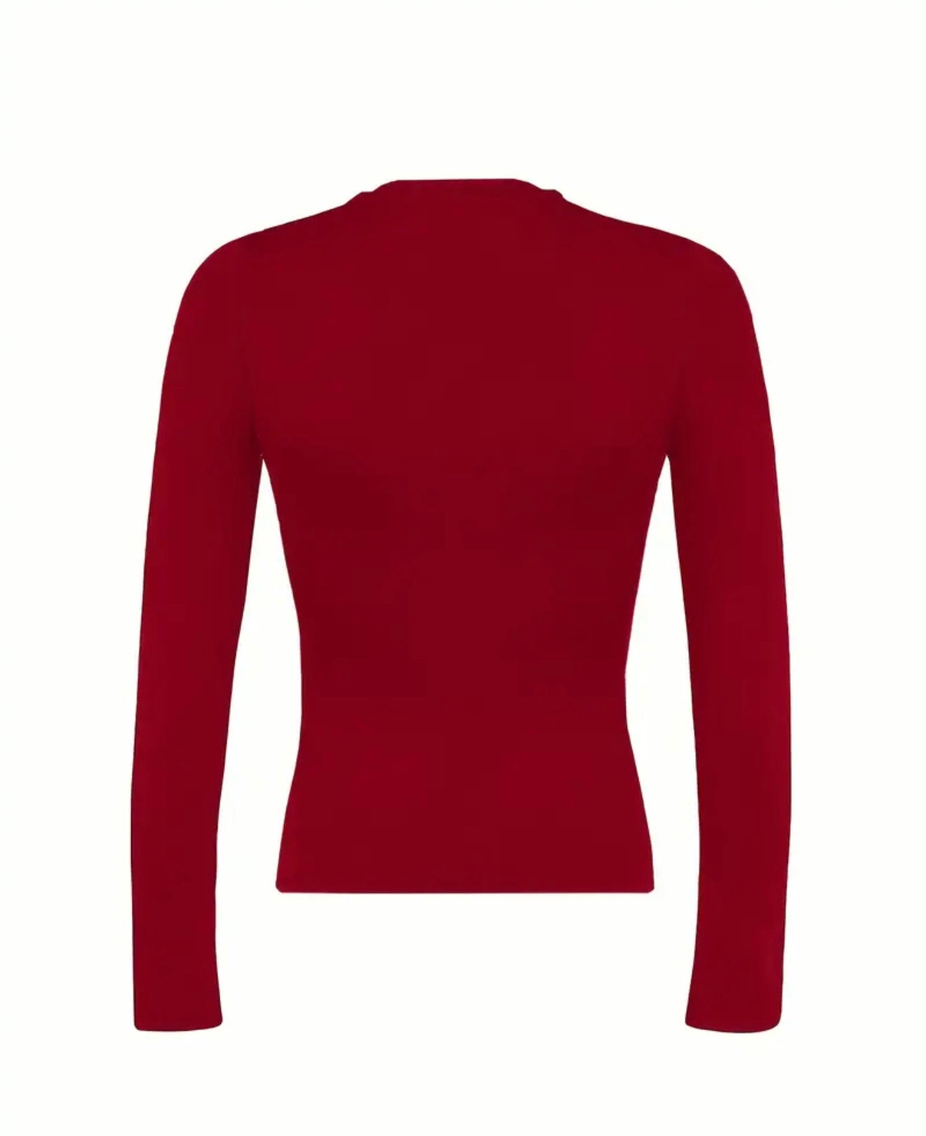 Women's V-Neck Slim-Fit Long Sleeve T-Shirt